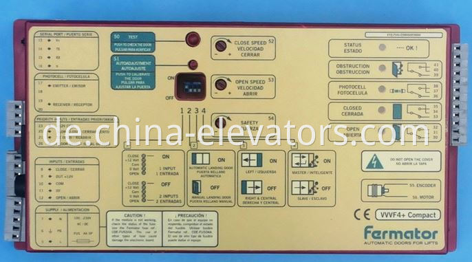 Fermator Door Drive VVVF4+ VVVF5 for Schindler 3000 Elevators